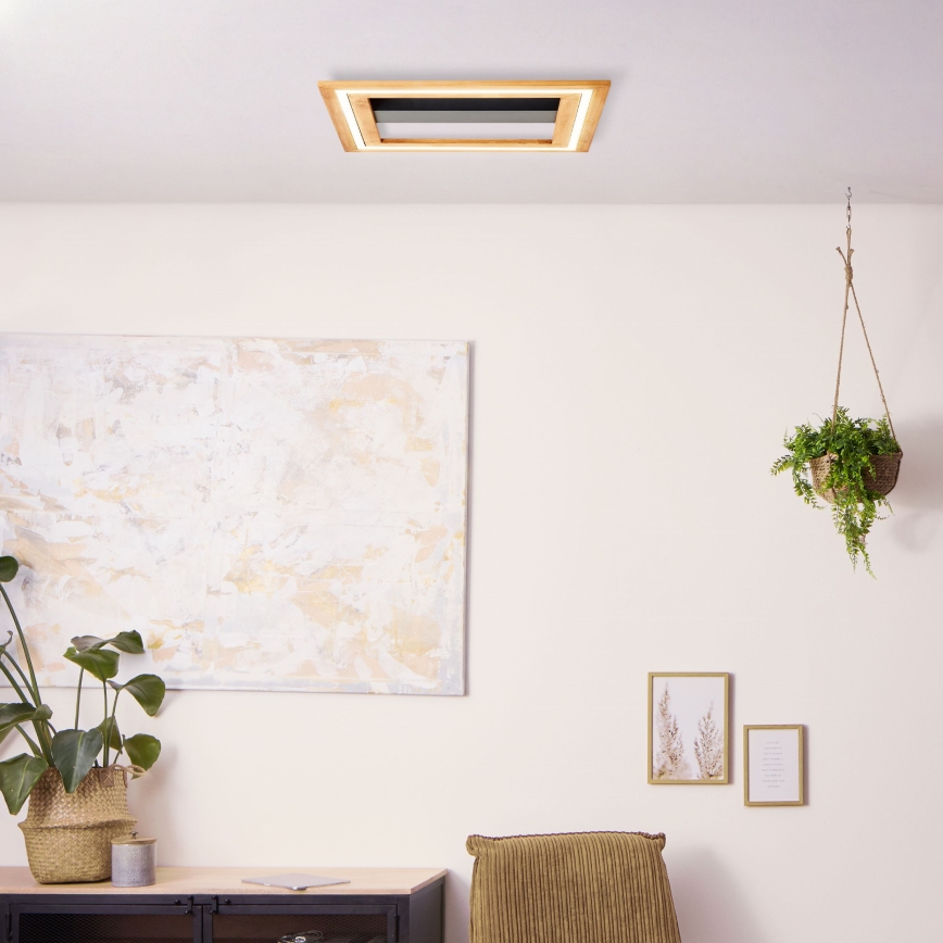 Brilliant - LED Zatemnitvena stropna svetilka RHEA LED/24W/230V 3000K 45x45 cm - FSC certifikat