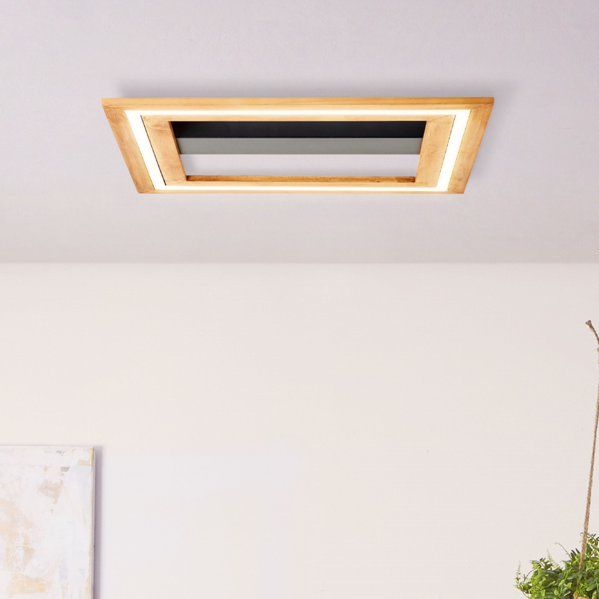 Brilliant - LED Zatemnitvena stropna svetilka RHEA LED/24W/230V 3000K 45x45 cm - FSC certifikat