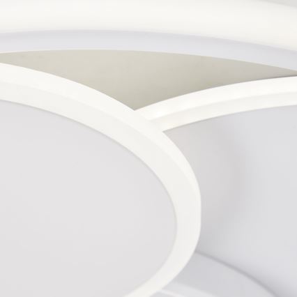 Brilliant - LED Zatemnitvena stropna svetilka RUNDA LED/50W/230V 3000-6500K bela + Daljinski upravljalnik