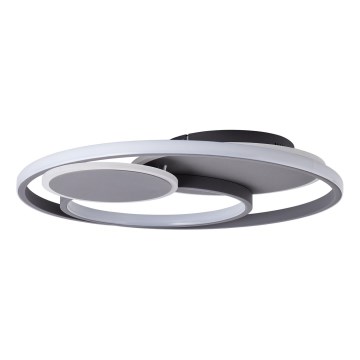 Brilliant - LED Zatemnitvena stropna svetilka RUNDA LED/50W/230V 3000-6500K črna + Daljinski upravljalnik