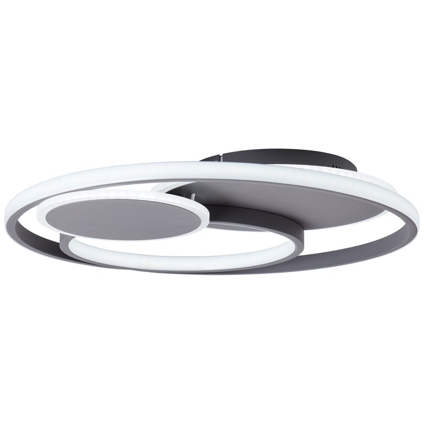 Brilliant - LED Zatemnitvena stropna svetilka RUNDA LED/50W/230V 3000-6500K črna + Daljinski upravljalnik