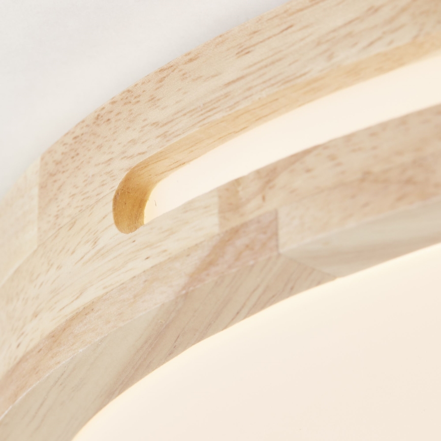 Brilliant - LED Zatemnitvena stropna svetilka WOODBURY LED/24W/230V pr. 39 cm guma fig - FSC certifikat