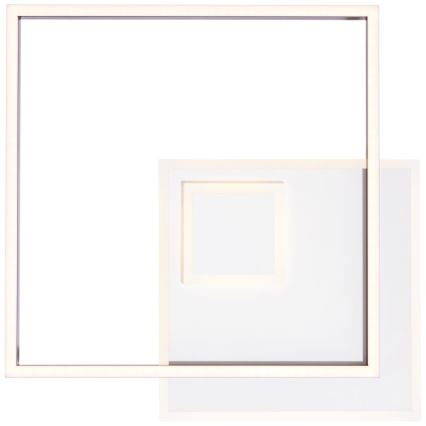 Brilliant - LED Zatemnitvena stropna svetilka IORGO LED/40W/230V 3000K 43,5x43,5 cm bela/črna