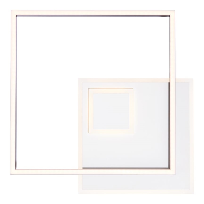 Brilliant - LED Zatemnitvena stropna svetilka IORGO LED/40W/230V 3000K 43,5x43,5 cm bela/črna