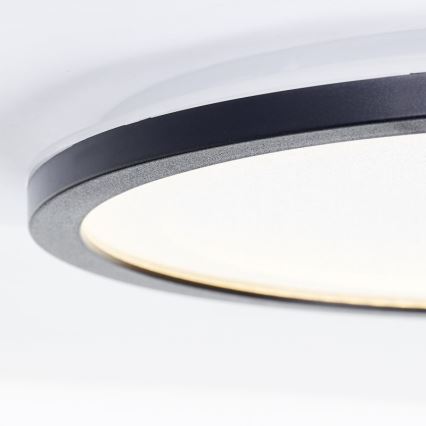 Brilliant - LED Zatemnitvena stropna svetilka MOSAKO LED/20W/230V 2700K pr. 29,5 cm črna