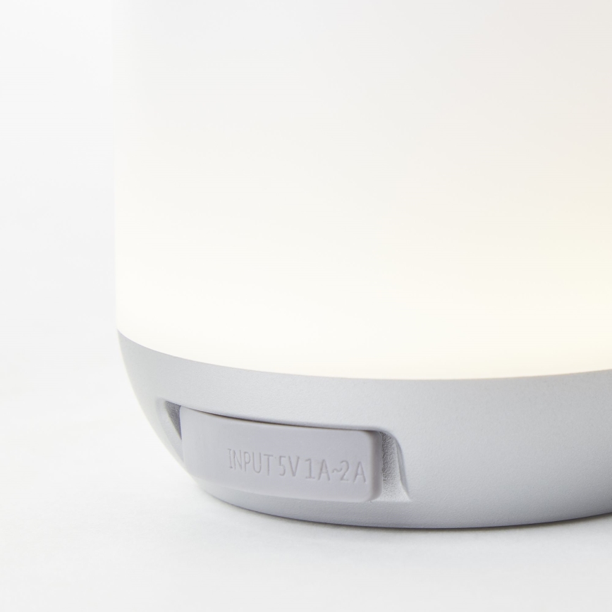 Brilliant - LED Zatemnitvena zunanja namizna svetilka GEMMA LED/1,9W/5V IP44 bela