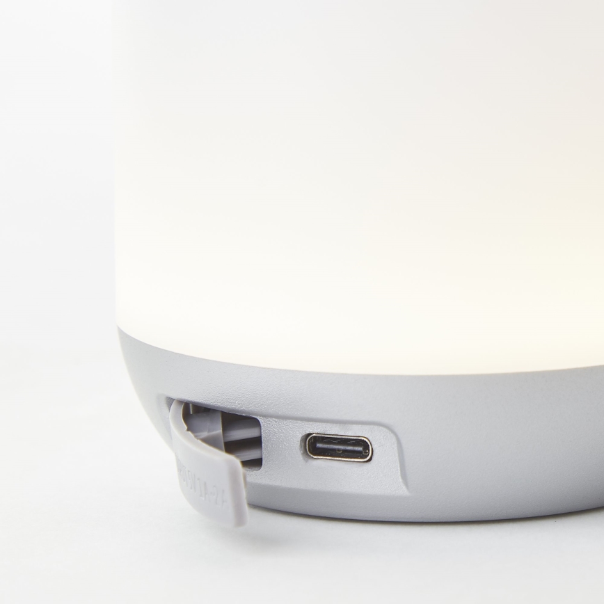 Brilliant - LED Zatemnitvena zunanja namizna svetilka GEMMA LED/1,9W/5V IP44 bela