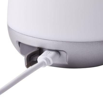 Brilliant - LED Zatemnitvena zunanja namizna svetilka GEMMA LED/1,9W/5V IP44 bela