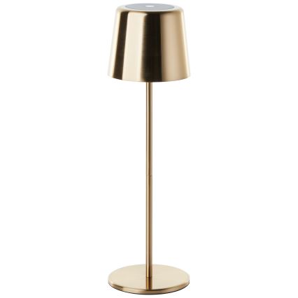 Brilliant - LED Zatemnitvena zunanja svetilka na dotik XAANA LED/4W/5V 3000/4000/6500K IP44 zlata