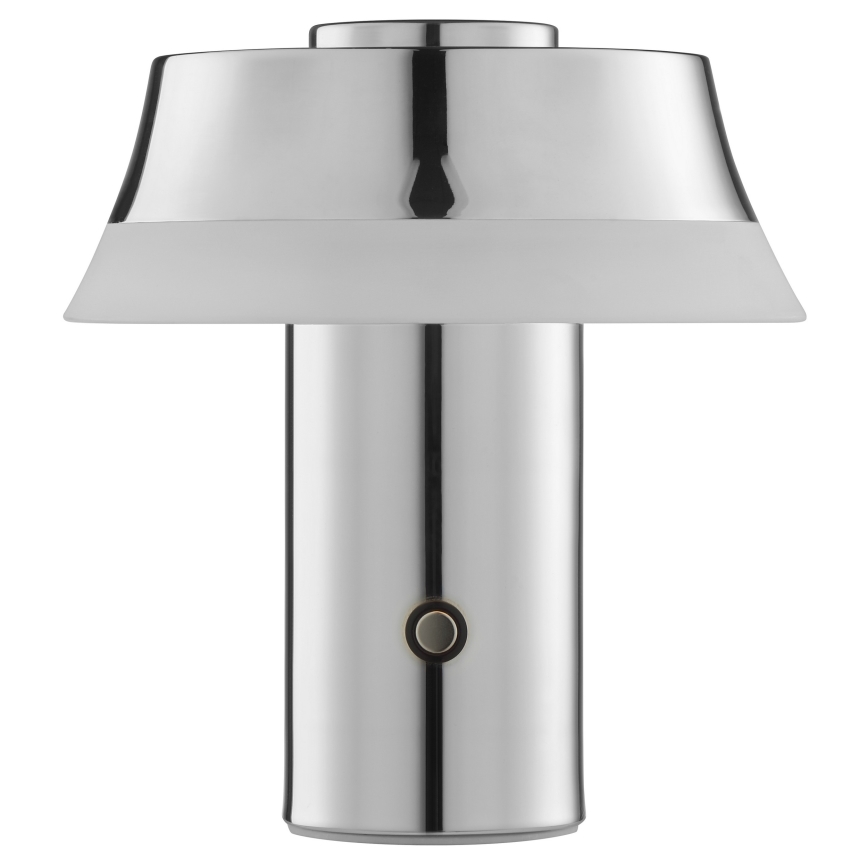 Brilliant - LED zatemnjiva polnilna namizna svetilka na dotik KINICH LED/2,5W/5V 2700K 2600 mAh sijajni krom