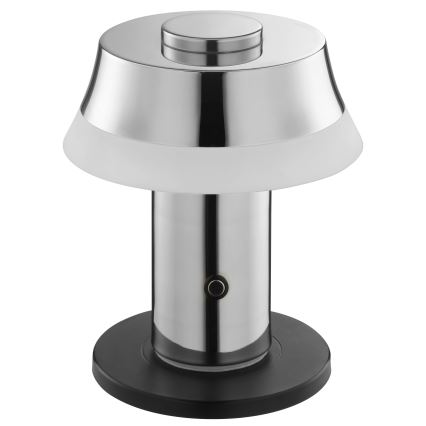 Brilliant - LED zatemnjiva polnilna namizna svetilka na dotik KINICH LED/2,5W/5V 2700K 2600 mAh sijajni krom