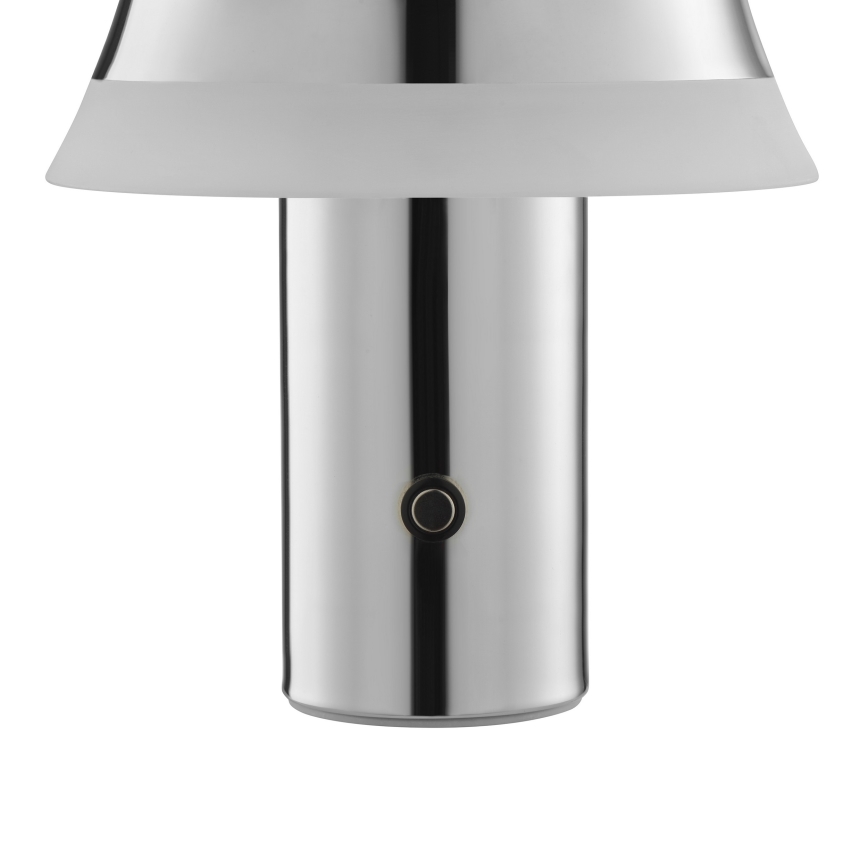 Brilliant - LED zatemnjiva polnilna namizna svetilka na dotik KINICH LED/2,5W/5V 2700K 2600 mAh sijajni krom