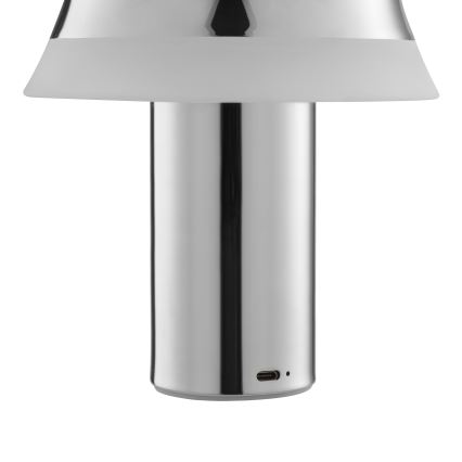 Brilliant - LED zatemnjiva polnilna namizna svetilka na dotik KINICH LED/2,5W/5V 2700K 2600 mAh sijajni krom