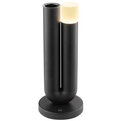 Brilliant - LED polnilna zunanja namizna svetilka SAYU z upravljanjem na dotik in zatemnjevanjem LED/2,5W/5V 2700K 2600 mAh IP44 črna