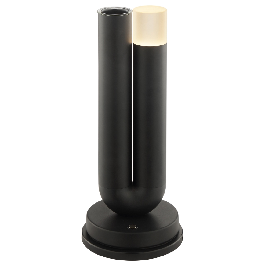 Brilliant - LED polnilna zunanja namizna svetilka SAYU z upravljanjem na dotik in zatemnjevanjem LED/2,5W/5V 2700K 2600 mAh IP44 črna