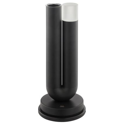 Brilliant - LED polnilna zunanja namizna svetilka SAYU z upravljanjem na dotik in zatemnjevanjem LED/2,5W/5V 2700K 2600 mAh IP44 črna