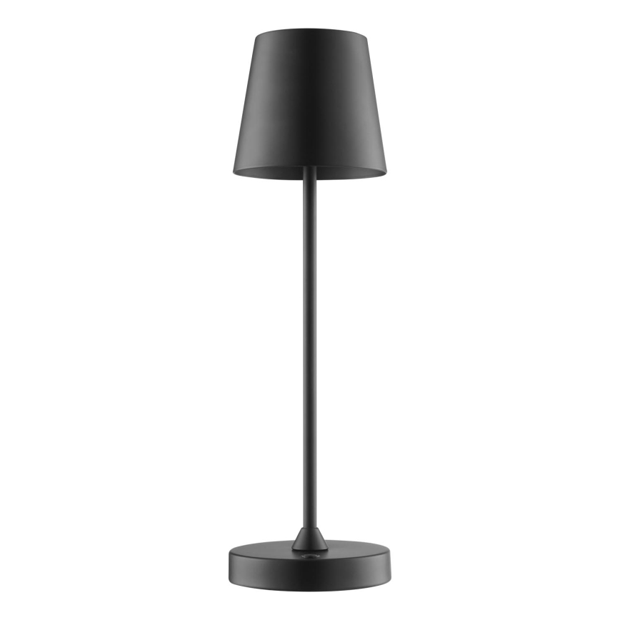 Brilliant - LED zatemnjevalna polnilna zunanja namizna svetilka na dotik ELORA LED/2,5W/5V 2700K 2600 mAh IP44 črna