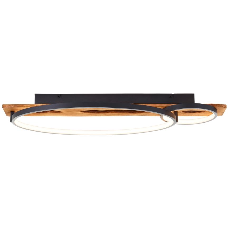Brilliant - Zatemnljivo LED stropno svetilo PIRUS LED/30W/230V 30x70 cm iz kavčukovega lesa