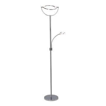 Brilliant - LED zatemnjevalna talna svetilka DEMIAN 2xLED/12W/230V sijajni krom
