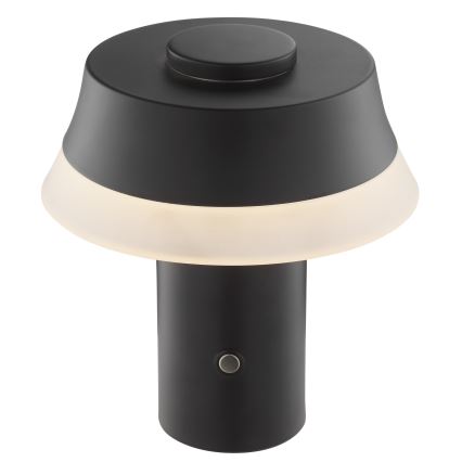 Brilliant - LED zatemnjevalna polnilna namizna svetilka na dotik KINICH LED/2,5W/5V 2700K 2600 mAh črna