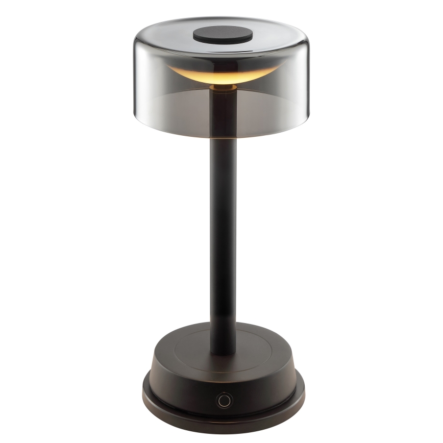 Brilliant - LED zatemnjiva polnilna namizna zunanja svetilka z upravljanjem na dotik RAZOR LED/2,5W/5V 2700K 2600 mAh IP44 črna