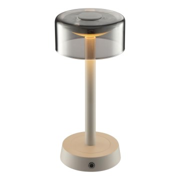Brilliant - LED zatemnjiva polnilna namizna zunanja svetilka na dotik RAZOR LED/2,5W/5V 2700K 2600 mAh IP44 siva