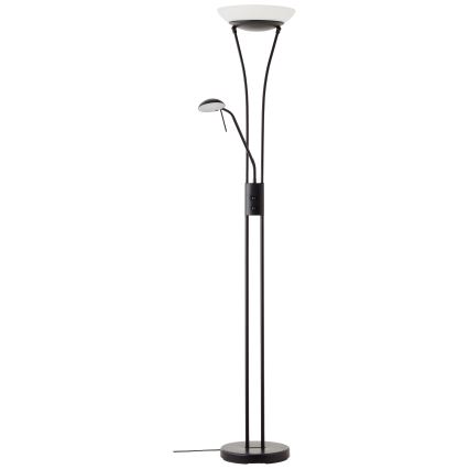 Brilliant - LED zatemnjiva stojna svetilka FINN 2xLED/13W/230V črna