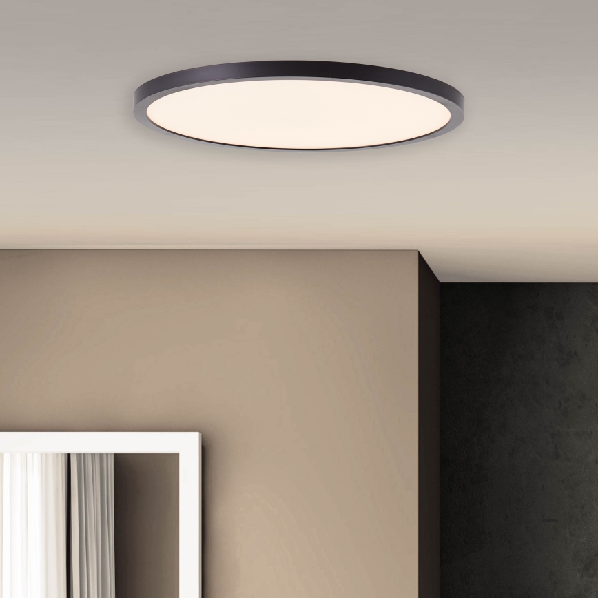 Brilliant - LED zatemnjiva stropna svetilka TUCO LED/20W/230V, premer 29,5 cm, črna