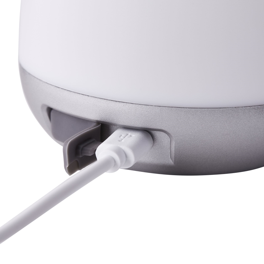 Brilliant - LED nastavljiva zunanja namizna svetilka GEMMA LED/1,9W/5V 1800 mAh IP44 bela
