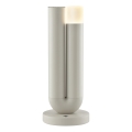 Brilliant - LED zatemnljiva polnilna zunanja namizna svetilka na dotik SAYU LED/2,5W/5V 2700K 2600 mAh IP44 siva