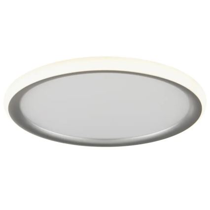 Brilliant - LED zatemnjiva stropna svetilka CARLOZ LED/16W/230V premer 30 cm bela/siva