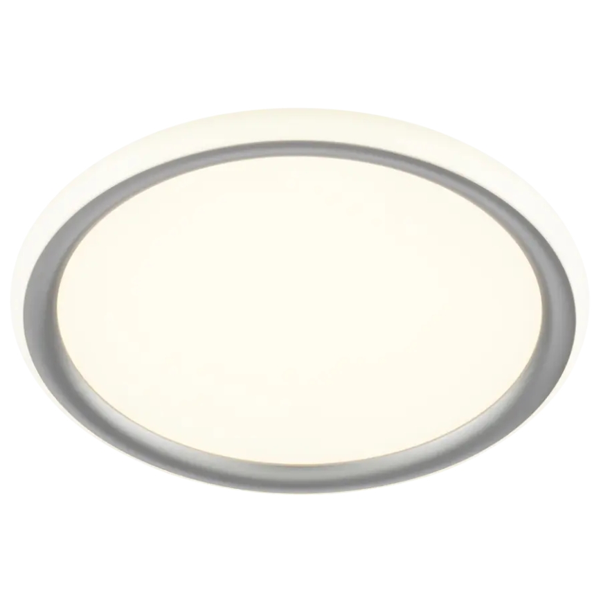 Brilliant - LED zatemnjiva stropna svetilka CARLOZ LED/16W/230V premer 30 cm bela/siva