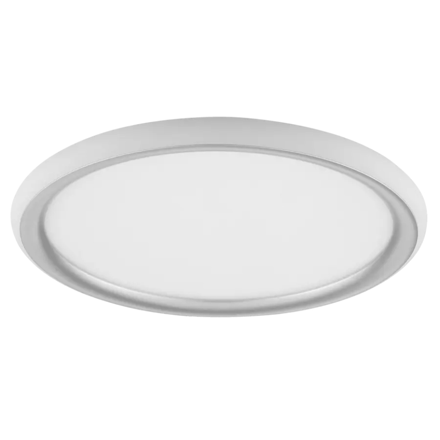 Brilliant - LED zatemnjiva stropna svetilka CARLOZ LED/16W/230V premer 30 cm bela/siva