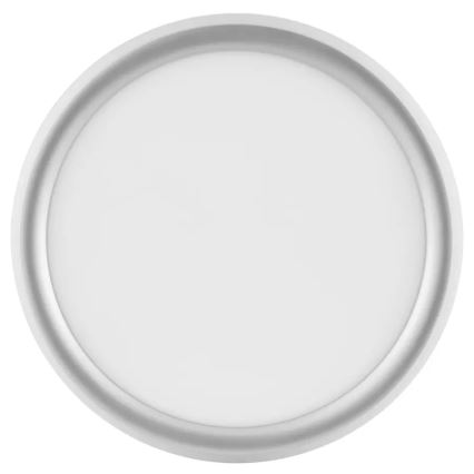 Brilliant - LED zatemnjiva stropna svetilka CARLOZ LED/16W/230V premer 30 cm bela/siva