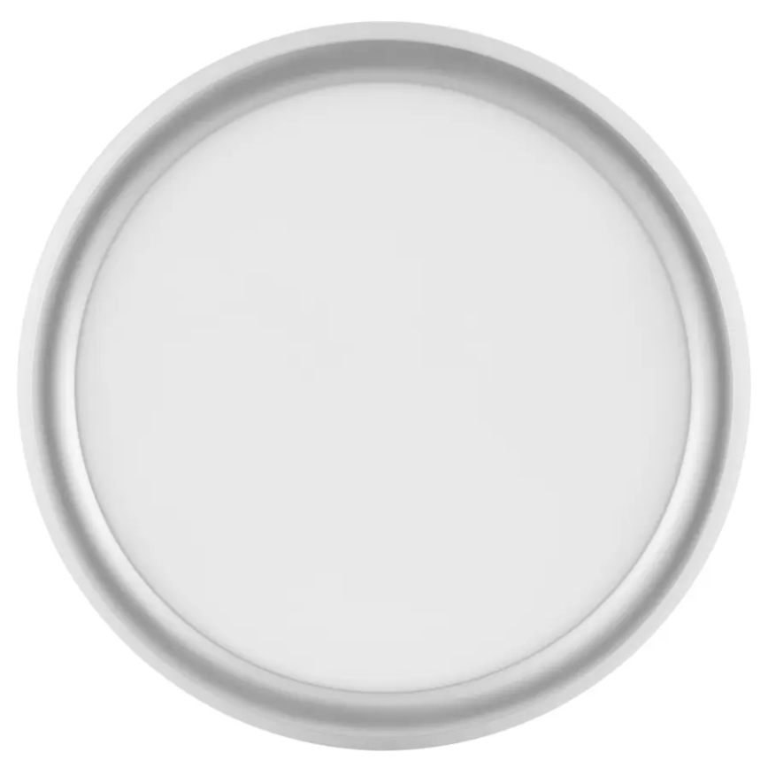Brilliant - LED zatemnjiva stropna svetilka CARLOZ LED/16W/230V premer 30 cm bela/siva