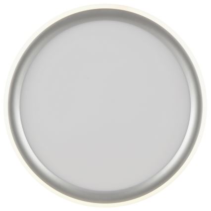 Brilliant - LED zatemnjiva stropna svetilka CARLOZ LED/16W/230V premer 30 cm bela/siva
