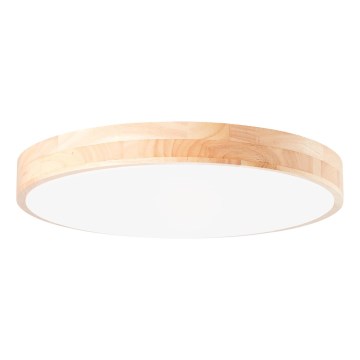 Brilliant - LED Zatemnljivo stropno svetilo SLIMLINE LED/60W/230V 3000-6500K pr. 45 cm kavčukov les + daljinski upravljalnik