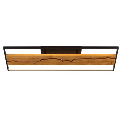 Brilliant - LED stropna svetilka z zatemnjevanjem THUNDER LED/42W/230V, iz borovine