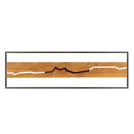 Brilliant - LED stropna svetilka z zatemnjevanjem THUNDER LED/42W/230V, iz borovine