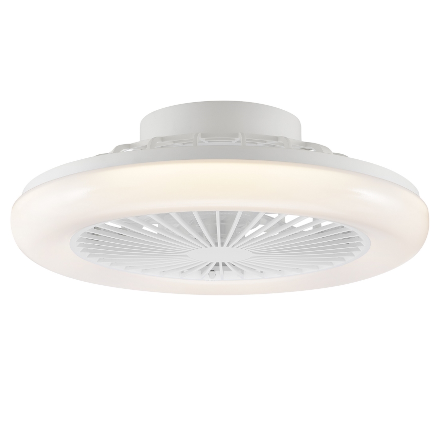 Brilliant - Zatemnljiva LED stropna svetilka z ventilatorjem MONTERO LED/20W/230V 2700-6500K, premer 42 cm, bela + daljinski upravljalnik