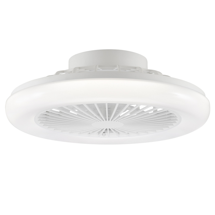 Brilliant - Zatemnljiva LED stropna svetilka z ventilatorjem MONTERO LED/20W/230V 2700-6500K, premer 42 cm, bela + daljinski upravljalnik
