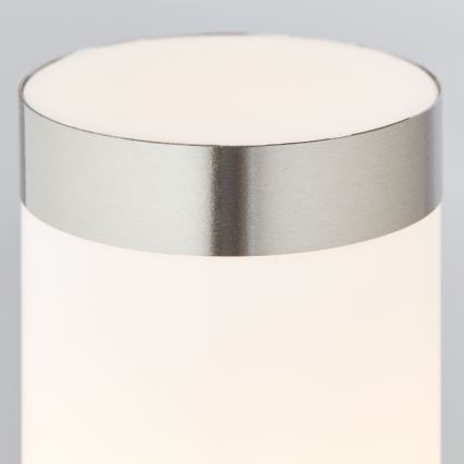 Brilliant - LED Zunanja svetilka s senzorjem LEIGH LED/0,9W/230V + 1xE27/11W 80 cm IP44 sijajni krom