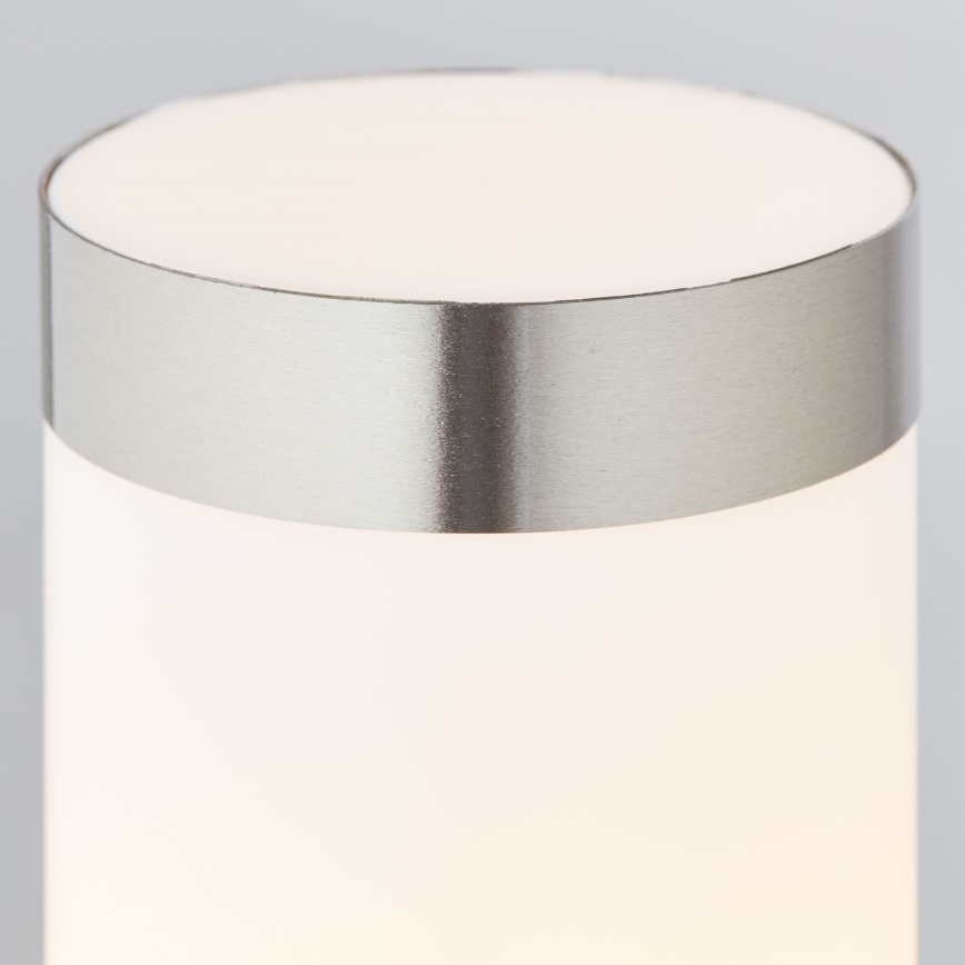 Brilliant - LED Zunanja svetilka s senzorjem LEIGH LED/0,9W/230V + 1xE27/11W 80 cm IP44 sijajni krom