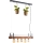 Brilliant - Lestenec na kablu BANKWOOD 5xE27/28W/230V