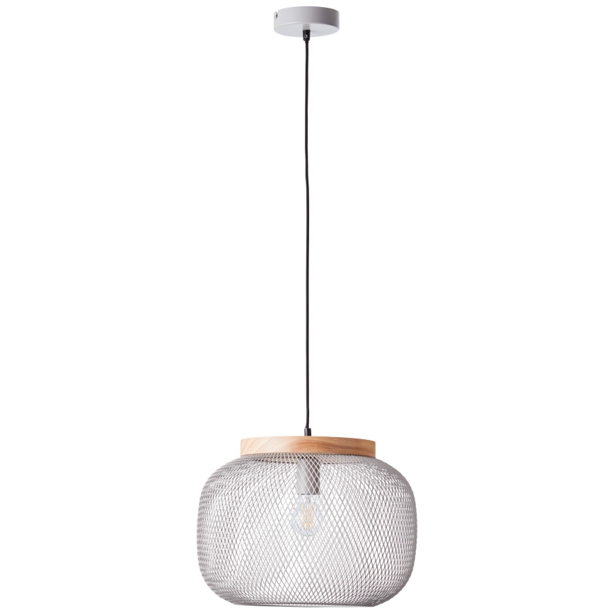 Brilliant - Lestenec na kablu GIADA, 1x E27/40W/230V, premer 39 cm, siva