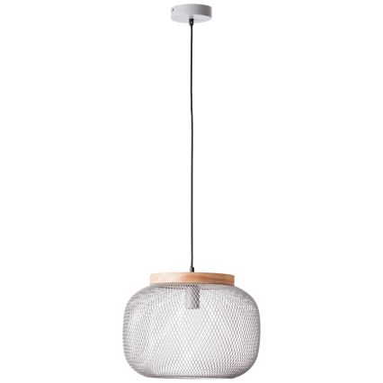 Brilliant - Lestenec na kablu GIADA, 1x E27/40W/230V, premer 39 cm, siva