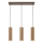 Brilliant - Lestenec na kablu LAKEWOOD 3xGU10/10W/230V rjava