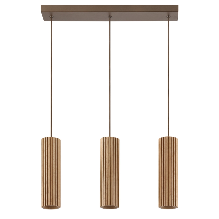 Brilliant - Lestenec na kablu LAKEWOOD 3xGU10/10W/230V rjava