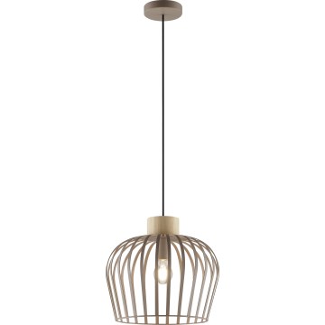 Brilliant - Lestenec na kablu NORDIC CAGE 1xE27/20W/230V Ø 35 cm bež