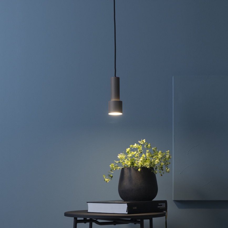 Brilliant - Lestenec na vrvici CADIZ 1xGU10/10W/230V pr. 12,5 cm bron